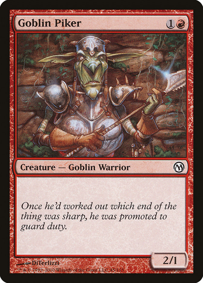 Goblin Piker [Duels of the Planeswalkers] | Dragon's Lair Comics and Fantasy Houston TX