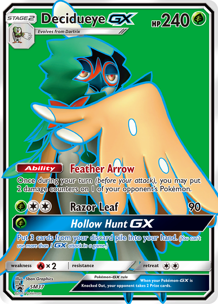 Decidueye GX (SM37) [Sun & Moon: Black Star Promos] | Dragon's Lair Comics and Fantasy Houston TX