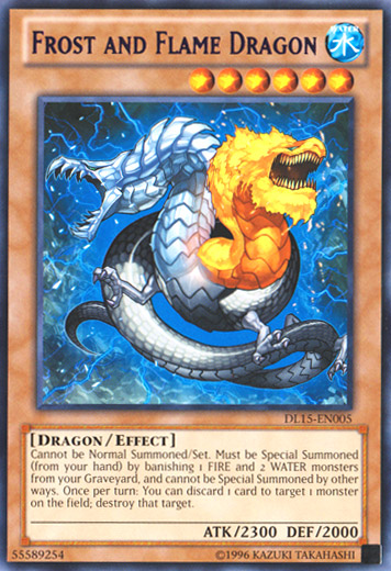 Frost and Flame Dragon (Purple) [DL15-EN005] Rare | Dragon's Lair Comics and Fantasy Houston TX