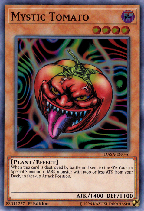 Mystic Tomato [DASA-EN046] Super Rare | Dragon's Lair Comics and Fantasy Houston TX