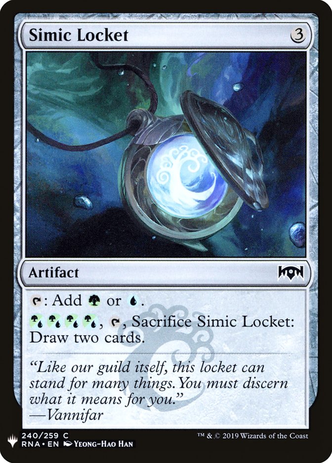 Simic Locket [Mystery Booster] | Dragon's Lair Comics and Fantasy Houston TX
