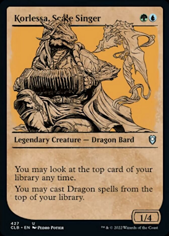 Korlessa, Scale Singer (Showcase) [Commander Legends: Battle for Baldur's Gate] | Dragon's Lair Comics and Fantasy Houston TX
