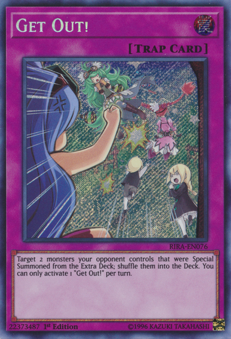 Get Out! [RIRA-EN076] Secret Rare | Dragon's Lair Comics and Fantasy Houston TX