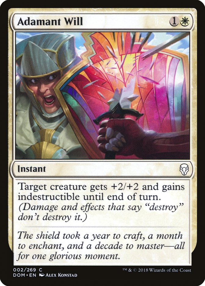 Adamant Will [Dominaria] | Dragon's Lair Comics and Fantasy Houston TX