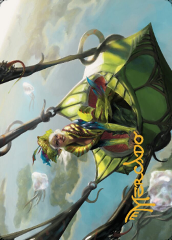 Nael, Avizoa Aeronaut Art Card (Gold-Stamped Signature) [Dominaria United Art Series] | Dragon's Lair Comics and Fantasy Houston TX