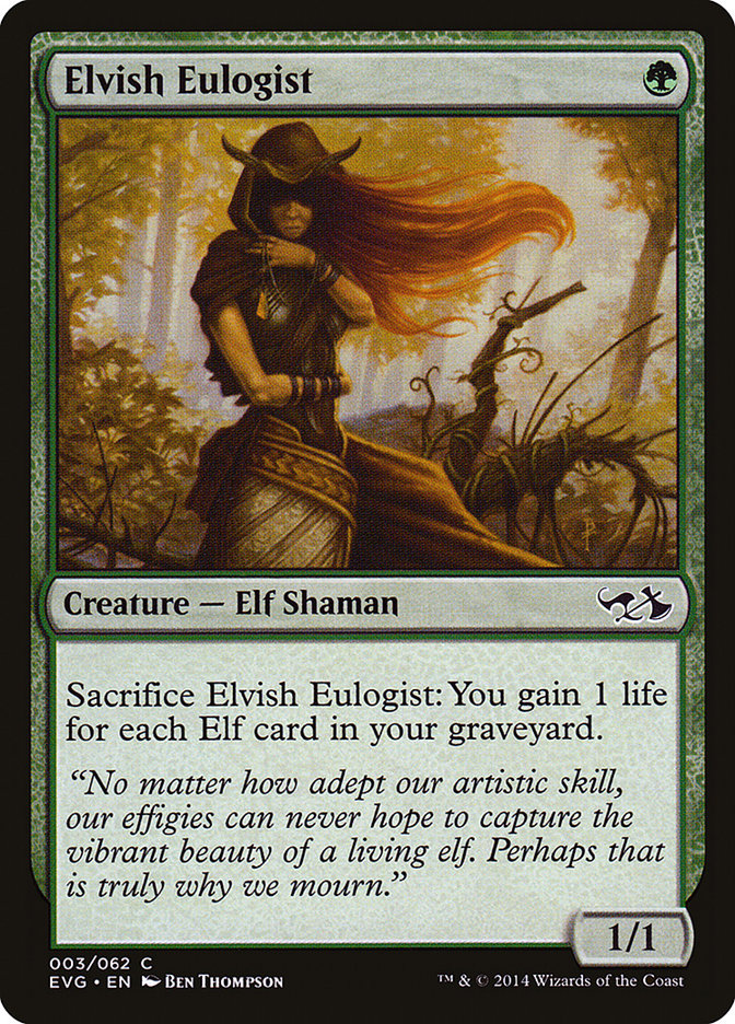 Elvish Eulogist (Elves vs. Goblins) [Duel Decks Anthology] | Dragon's Lair Comics and Fantasy Houston TX