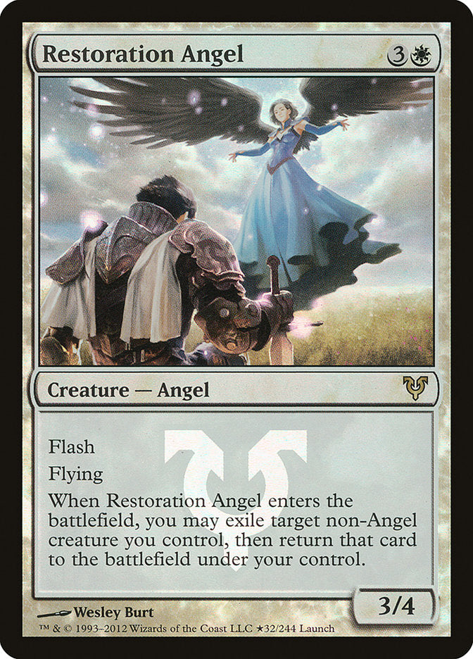 Restoration Angel (Launch) [Avacyn Restored Prerelease Promos] | Dragon's Lair Comics and Fantasy Houston TX