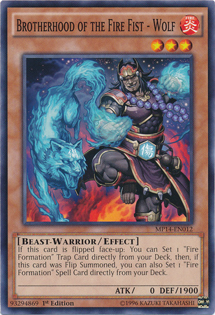 Brotherhood of the Fire Fist - Wolf [MP14-EN012] Common | Dragon's Lair Comics and Fantasy Houston TX