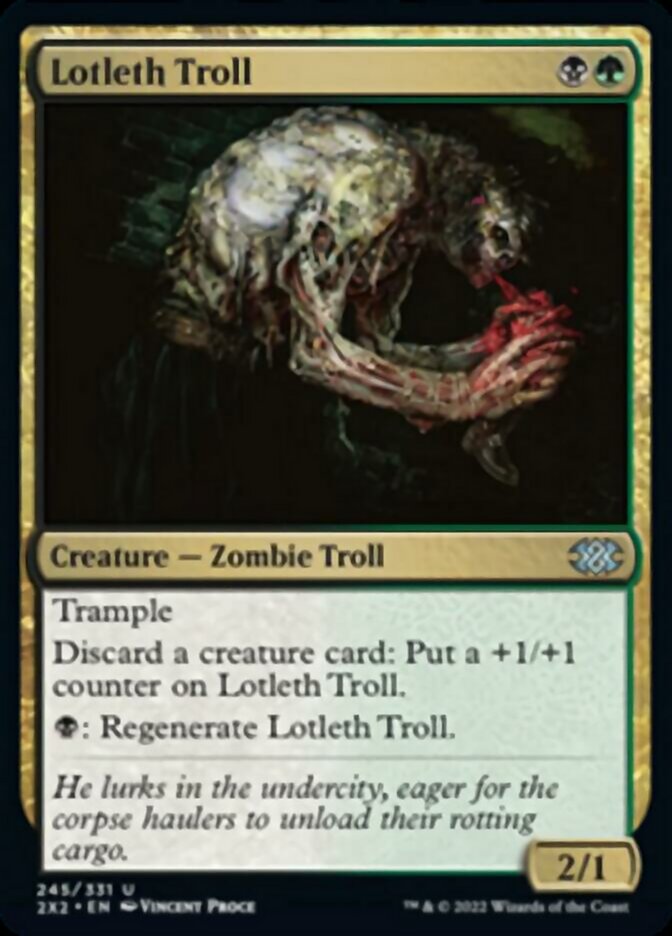 Lotleth Troll [Double Masters 2022] | Dragon's Lair Comics and Fantasy Houston TX