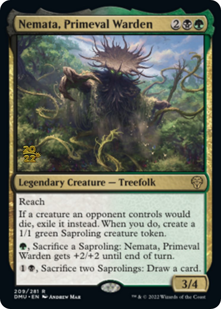 Nemata, Primeval Warden [Dominaria United Prerelease Promos] | Dragon's Lair Comics and Fantasy Houston TX