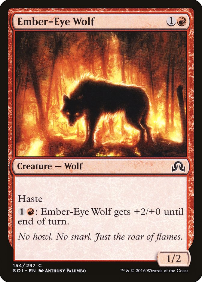 Ember-Eye Wolf [Shadows over Innistrad] | Dragon's Lair Comics and Fantasy Houston TX