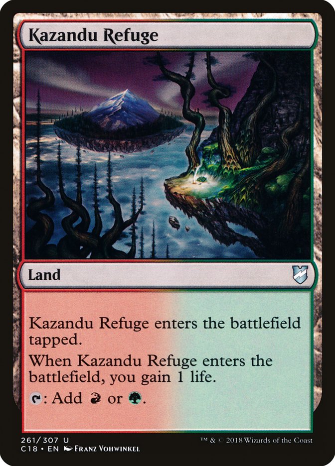 Kazandu Refuge [Commander 2018] | Dragon's Lair Comics and Fantasy Houston TX