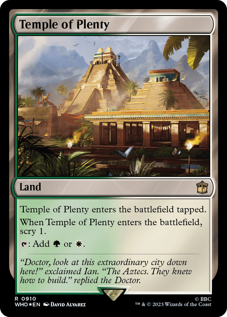 Temple of Plenty (Surge Foil) [Doctor Who] | Dragon's Lair Comics and Fantasy Houston TX