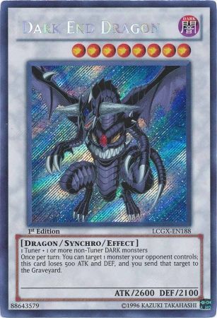 Dark End Dragon [LCGX-EN188] Secret Rare | Dragon's Lair Comics and Fantasy Houston TX