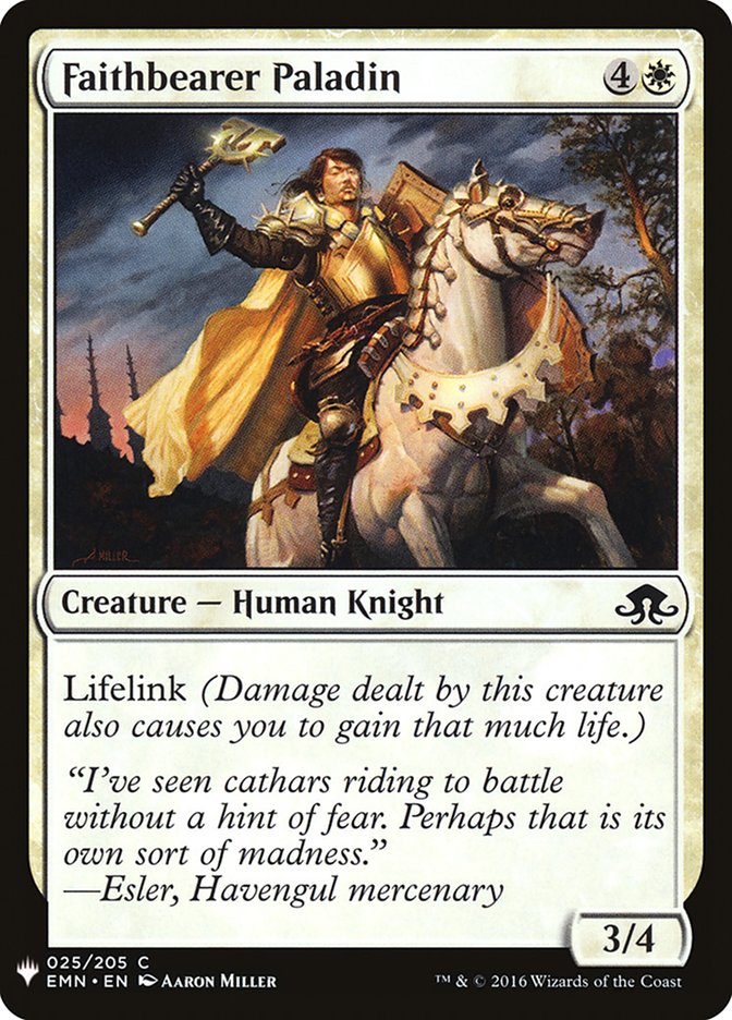 Faithbearer Paladin [Mystery Booster] | Dragon's Lair Comics and Fantasy Houston TX
