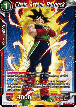 Chain Attack Bardock (P-293) [Tournament Promotion Cards] | Dragon's Lair Comics and Fantasy Houston TX