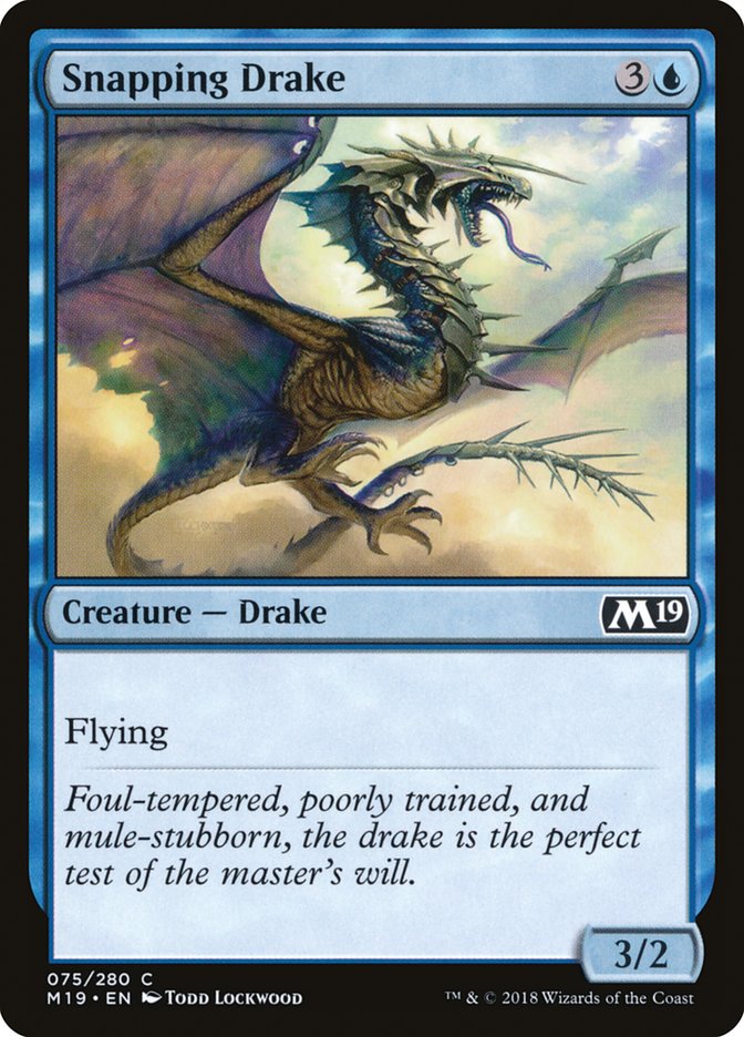 Snapping Drake [Core Set 2019] | Dragon's Lair Comics and Fantasy Houston TX