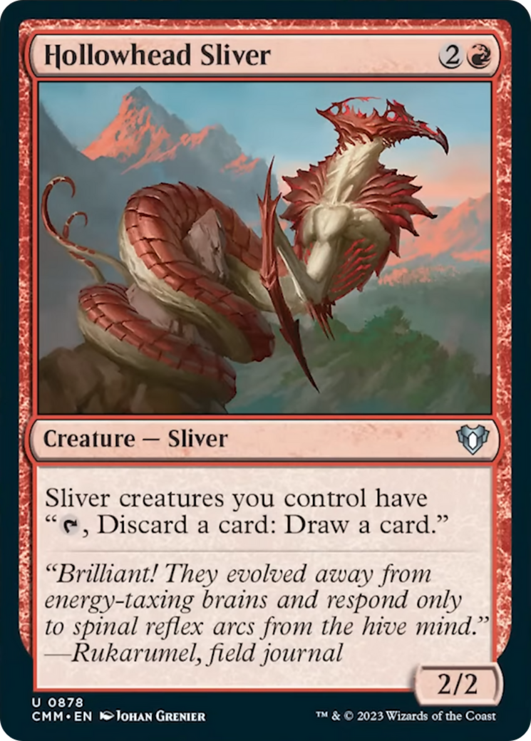 Hollowhead Sliver [Commander Masters] | Dragon's Lair Comics and Fantasy Houston TX