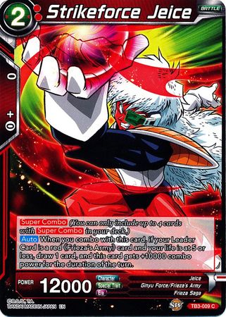Strikeforce Jeice (TB3-009) [Clash of Fates] | Dragon's Lair Comics and Fantasy Houston TX