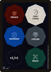Punch Card Token (001 // 002) - Thick Stock [Ikoria: Lair of Behemoths Tokens] | Dragon's Lair Comics and Fantasy Houston TX