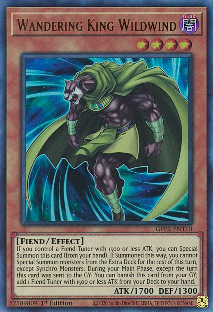 Wandering King Wildwind [GFP2-EN110] Ultra Rare | Dragon's Lair Comics and Fantasy Houston TX