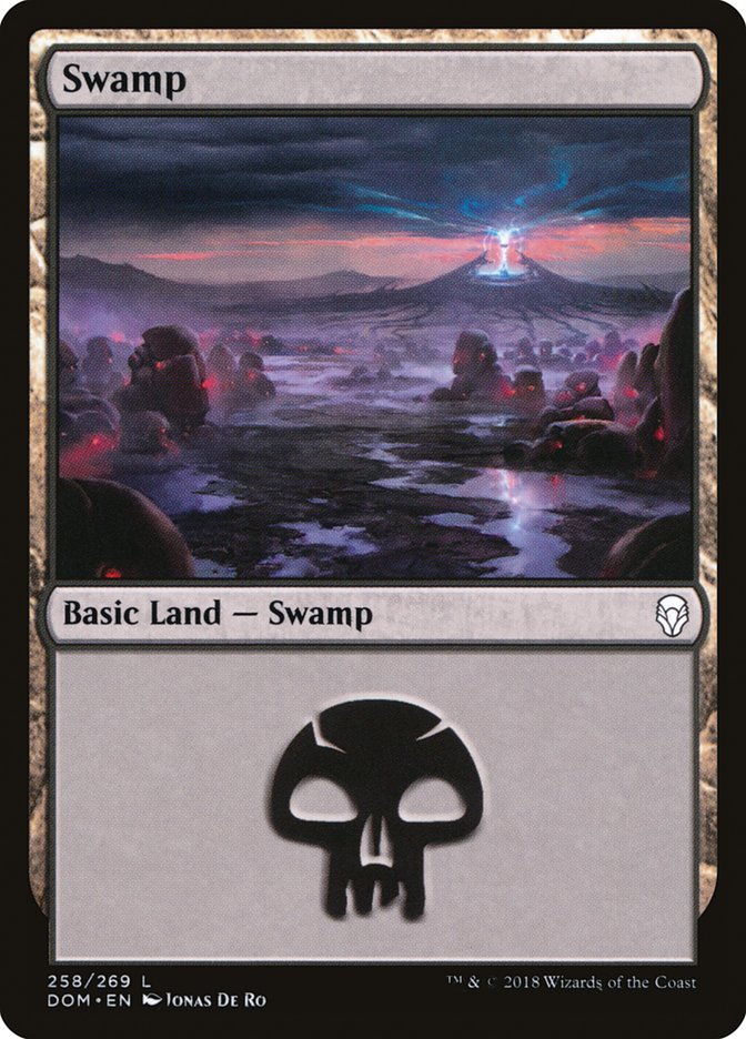 Swamp (258) [Dominaria] | Dragon's Lair Comics and Fantasy Houston TX