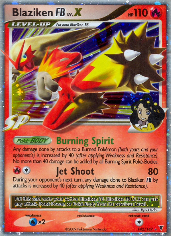 Blaziken FB LV.X (142/147) [Platinum: Supreme Victors] | Dragon's Lair Comics and Fantasy Houston TX