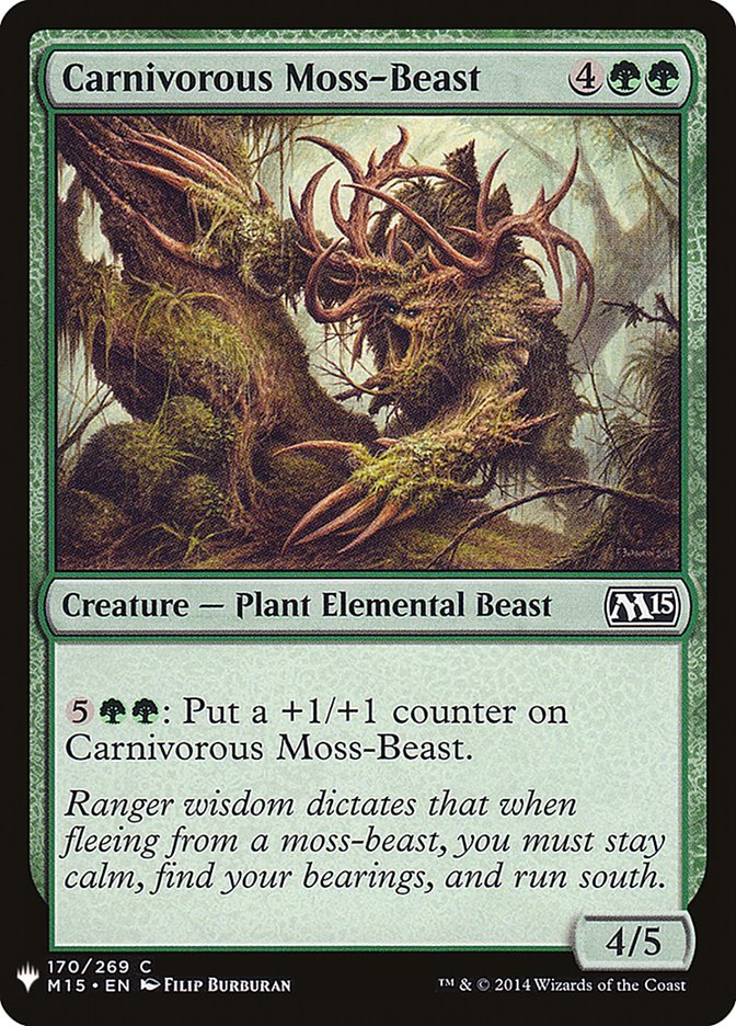 Carnivorous Moss-Beast [Mystery Booster] | Dragon's Lair Comics and Fantasy Houston TX