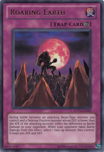 Roaring Earth (5D's Duel Transer) [YDT1-EN003] Ultra Rare | Dragon's Lair Comics and Fantasy Houston TX