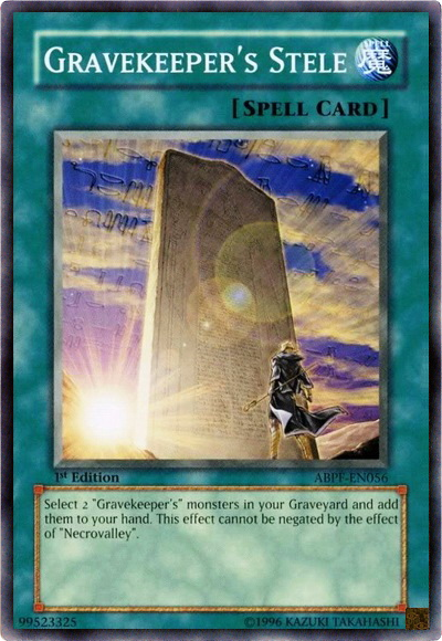 Gravekeeper's Stele [ABPF-EN056] Common | Dragon's Lair Comics and Fantasy Houston TX