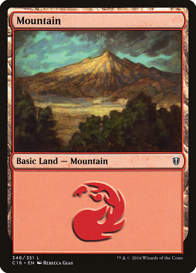 Mountain (346) [Commander 2016] | Dragon's Lair Comics and Fantasy Houston TX