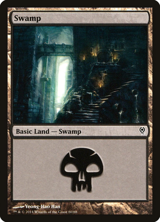 Swamp (80) [Duel Decks: Jace vs. Vraska] | Dragon's Lair Comics and Fantasy Houston TX