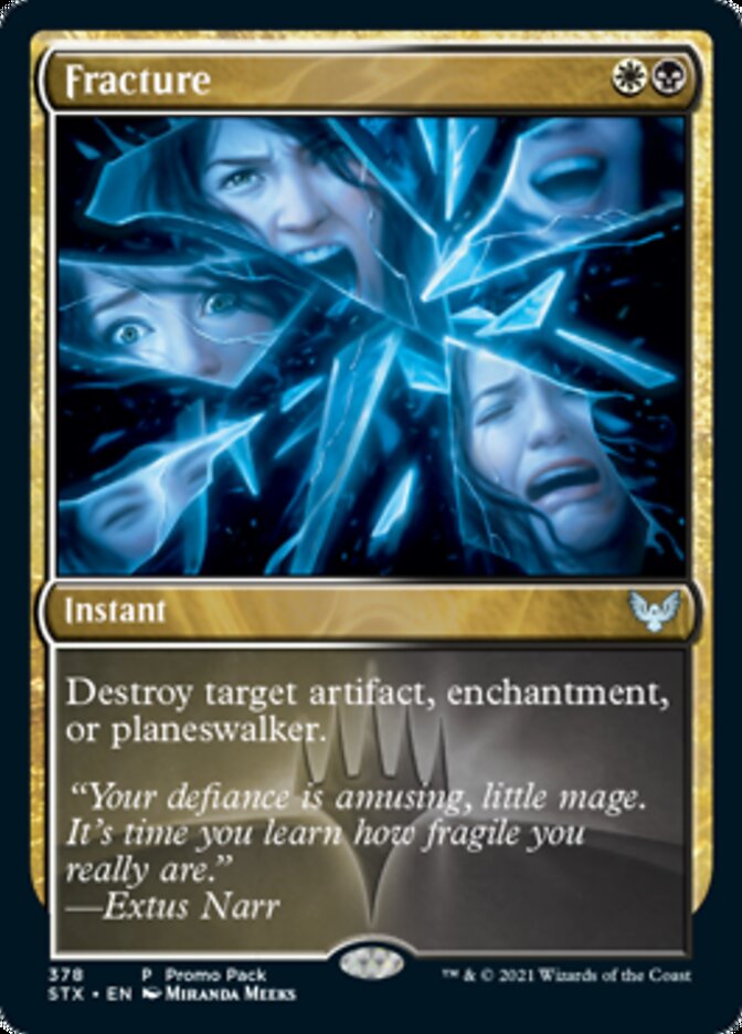 Fracture (Promo Pack) [Strixhaven: School of Mages Promos] | Dragon's Lair Comics and Fantasy Houston TX