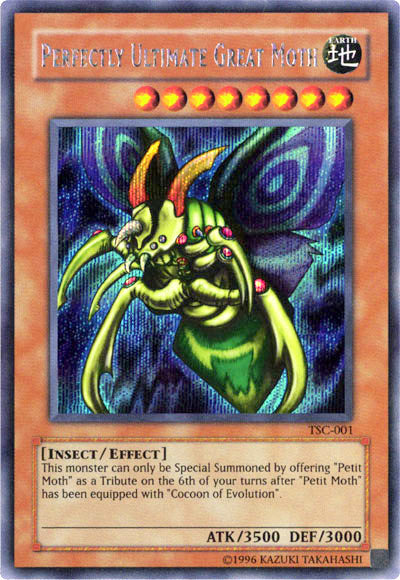 Perfectly Ultimate Great Moth (The Sacred Cards) [TSC-001] Secret Rare | Dragon's Lair Comics and Fantasy Houston TX