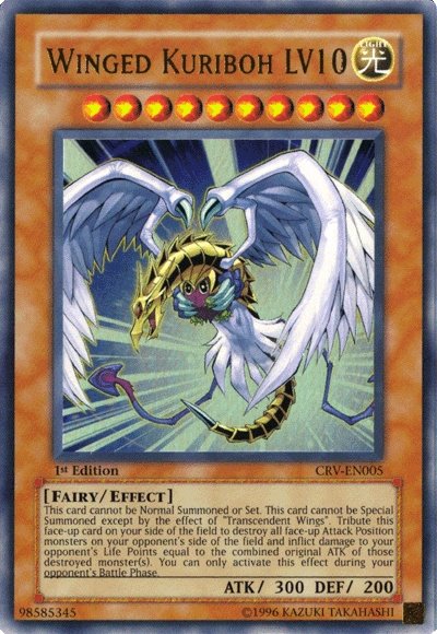 Winged Kuriboh LV10 [CRV-EN005] Ultra Rare | Dragon's Lair Comics and Fantasy Houston TX
