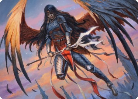 Liesa, Forgotten Archangel Art Card [Innistrad: Midnight Hunt Art Series] | Dragon's Lair Comics and Fantasy Houston TX