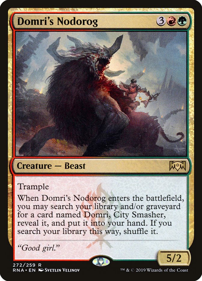 Domri's Nodorog [Ravnica Allegiance] | Dragon's Lair Comics and Fantasy Houston TX