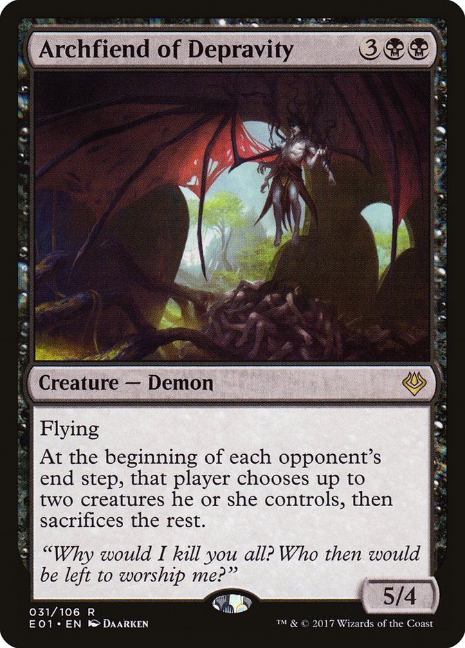 Archfiend of Depravity [Archenemy: Nicol Bolas] | Dragon's Lair Comics and Fantasy Houston TX