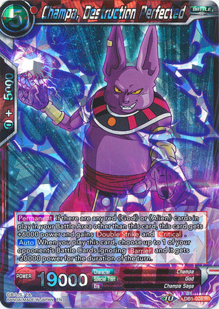 Champa, Destruction Perfected (DB1-006) [Dragon Brawl] | Dragon's Lair Comics and Fantasy Houston TX