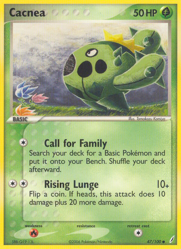 Cacnea (47/100) [EX: Crystal Guardians] | Dragon's Lair Comics and Fantasy Houston TX