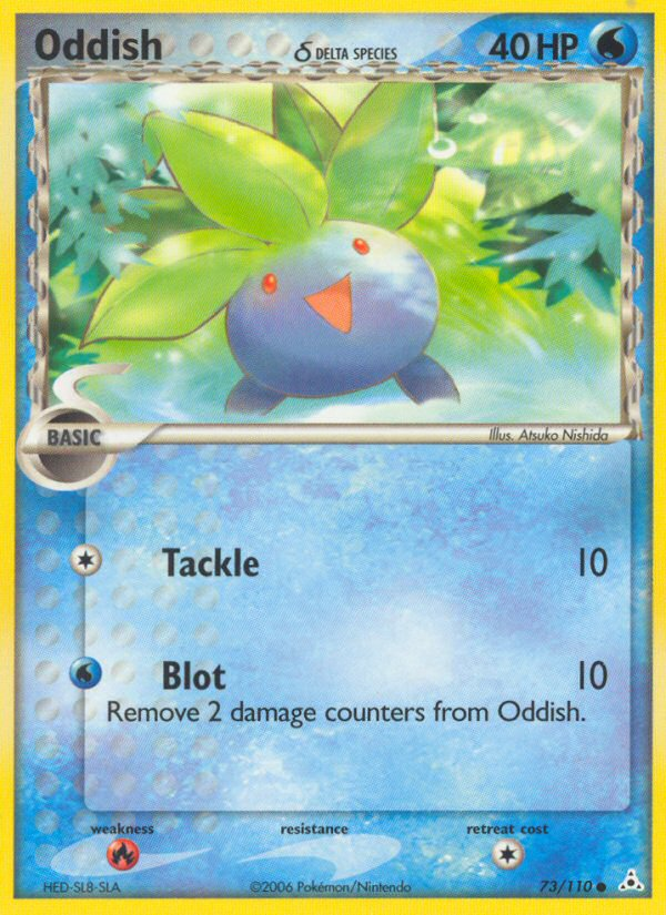Oddish (73/110) (Delta Species) [EX: Holon Phantoms] | Dragon's Lair Comics and Fantasy Houston TX