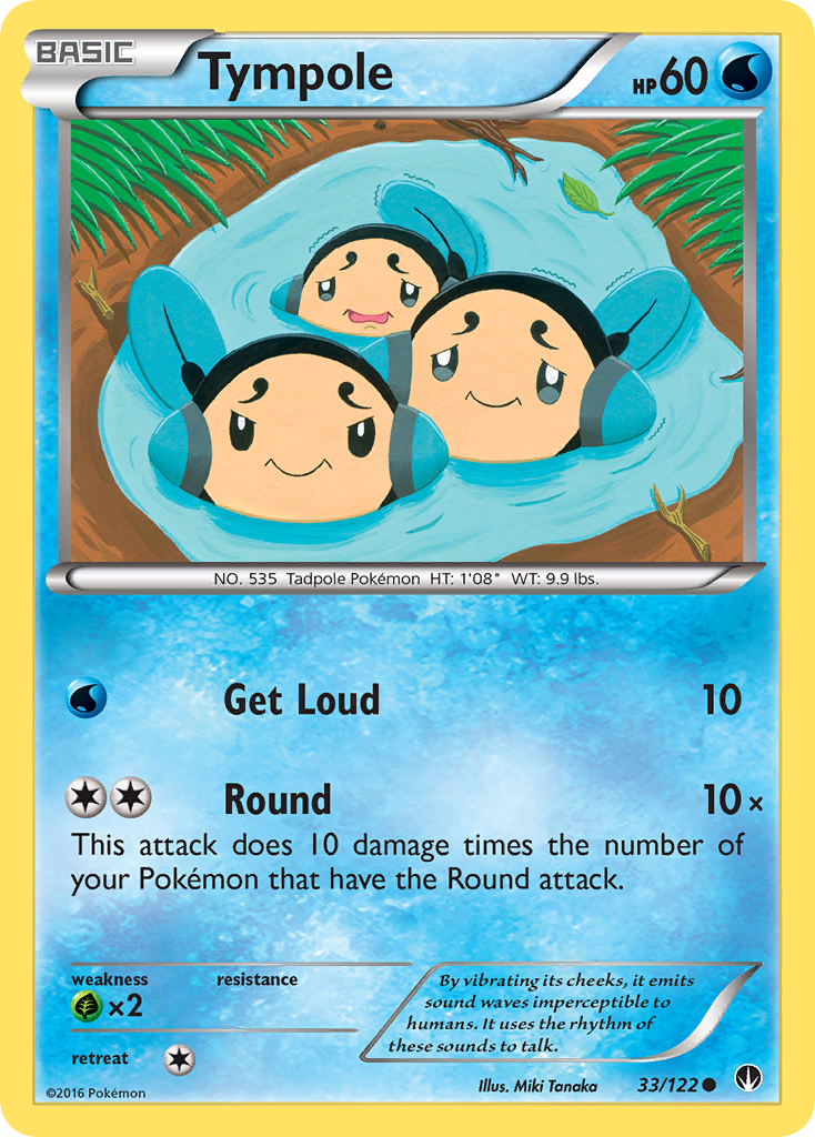 Tympole (33/122) [XY: BREAKpoint] | Dragon's Lair Comics and Fantasy Houston TX
