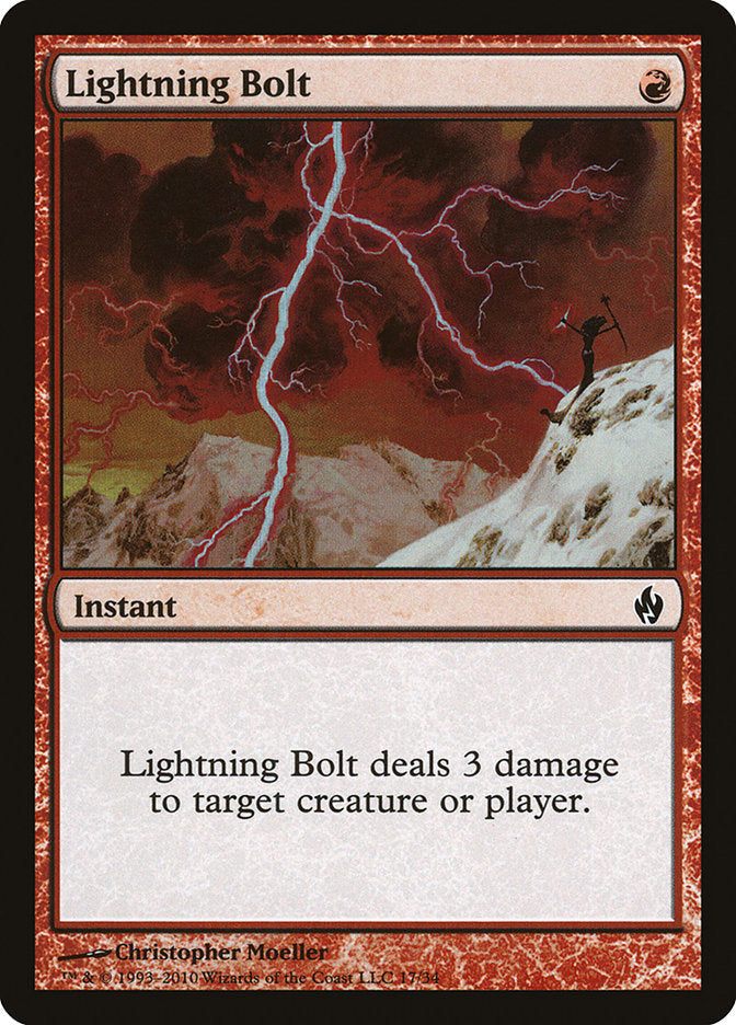 Lightning Bolt [Premium Deck Series: Fire and Lightning] | Dragon's Lair Comics and Fantasy Houston TX