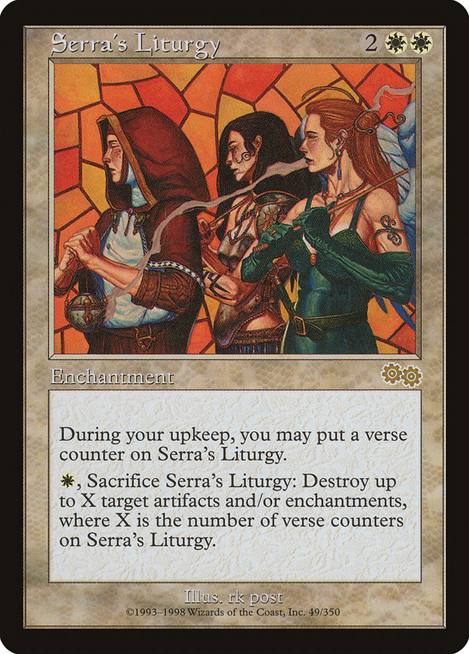 Serra's Liturgy [Urza's Saga] | Dragon's Lair Comics and Fantasy Houston TX