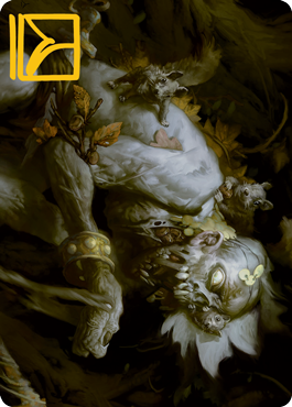 Nested Shambler Art Card (Gold-Stamped Signature) [Modern Horizons 2 Art Series] | Dragon's Lair Comics and Fantasy Houston TX
