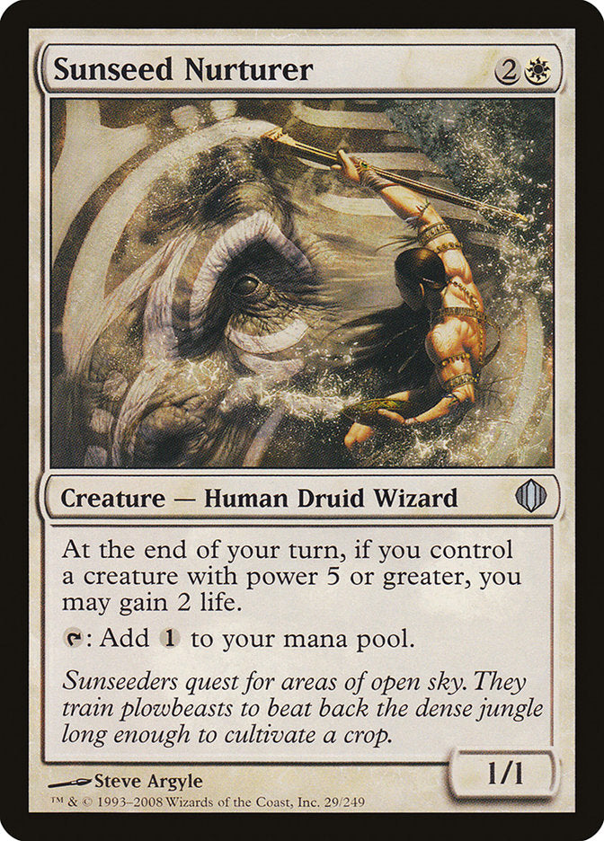 Sunseed Nurturer [Shards of Alara] | Dragon's Lair Comics and Fantasy Houston TX