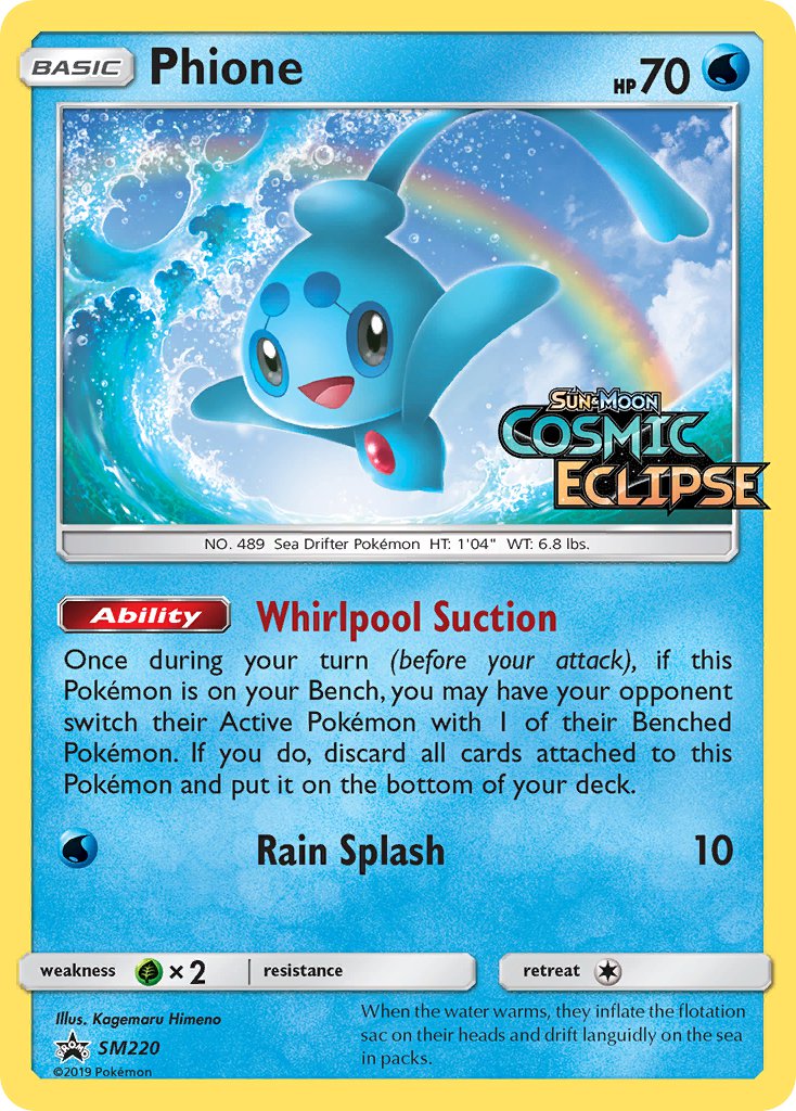 Phione (SM220) [Sun & Moon: Black Star Promos] | Dragon's Lair Comics and Fantasy Houston TX