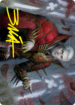 Edgar, Charmed Groom 1 Art Card (Gold-Stamped Signature) [Innistrad: Crimson Vow Art Series] | Dragon's Lair Comics and Fantasy Houston TX