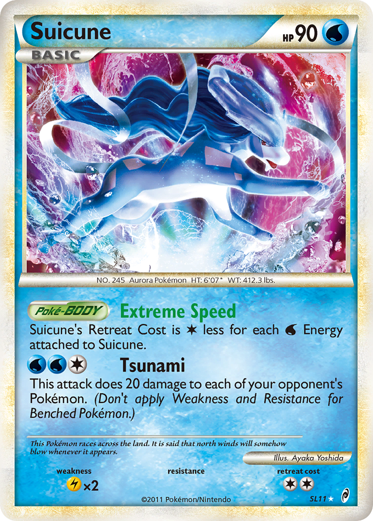 Suicune (SL11) [HeartGold & SoulSilver: Call of Legends] | Dragon's Lair Comics and Fantasy Houston TX