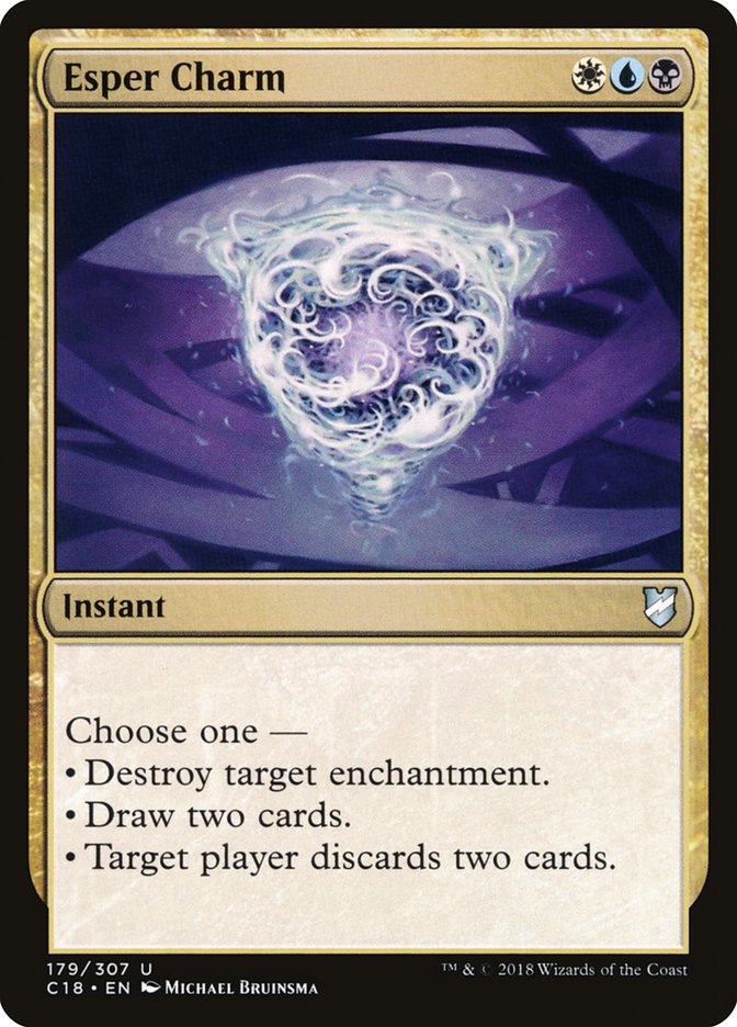Esper Charm [Commander 2018] | Dragon's Lair Comics and Fantasy Houston TX